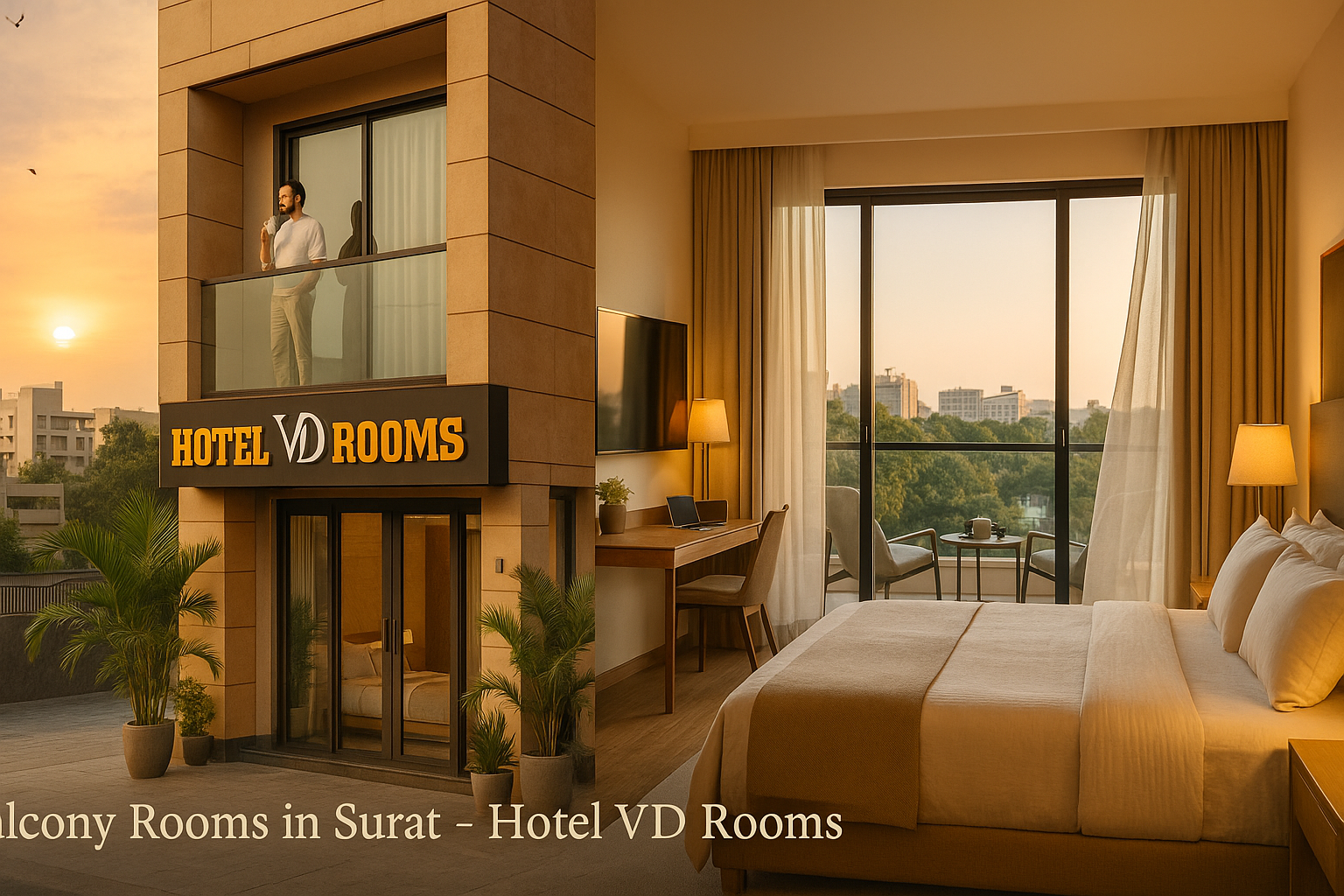 Hotel VD Rooms is the Best Choice for Balcony Rooms in Surat