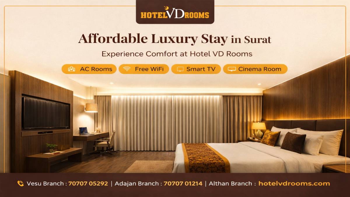 Surat Luxury Hotels: Affordable Luxury Stay at Hotel VD Rooms with Premium Amenities Surat Luxury Hotels: Affordable Luxury Stay at Hotel VD Rooms with Premium Amenities