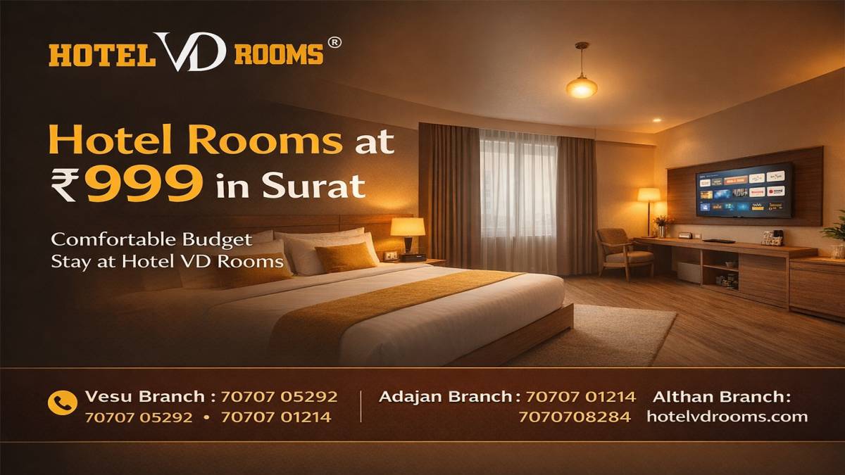 Hotel Rooms at 999 in Surat: Affordable Stay for Travelers