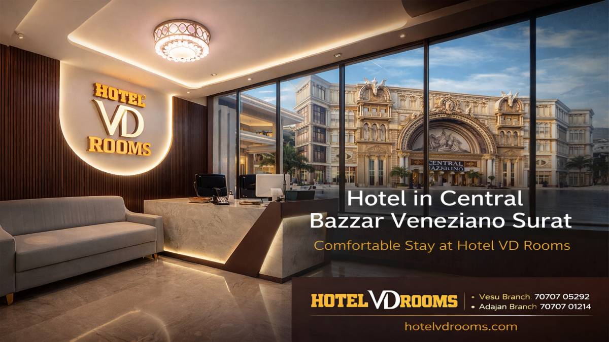 hotel in central bazzar veneziano surat