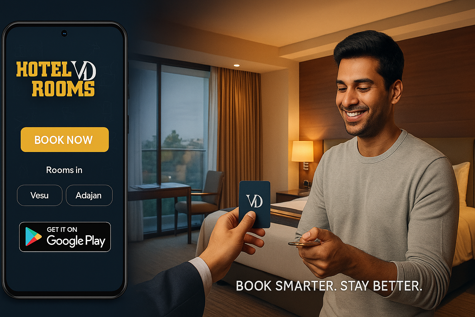 Why You Should Book Smarter with the Hotel VD Rooms App on Google Play Why You Should Book Smarter with the Hotel VD Rooms App on Google Play