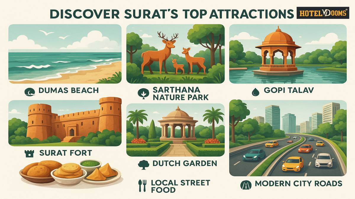 Why Hotel VD Rooms Is the Smartest Stay for Surat Sightseeing Why Hotel VD Rooms Is the Smartest Stay for Surat Sightseeing