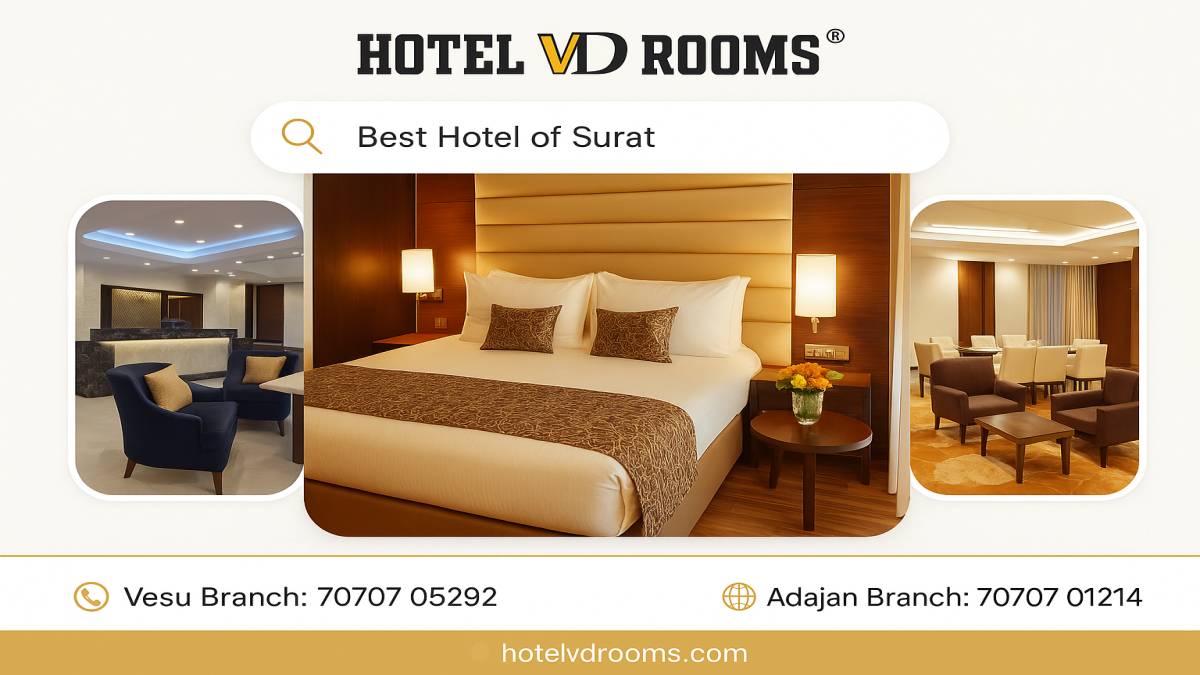 Modern Amenities That Make VD Rooms the Best Hotel of Surat Modern Amenities That Make VD Rooms the Best Hotel of Surat