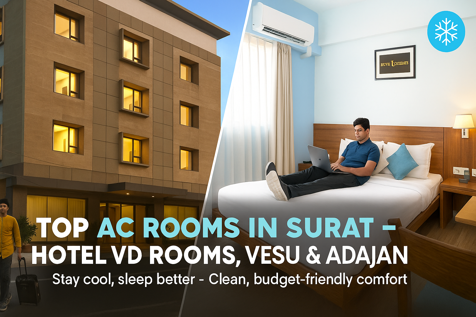 Top Locations for AC Rooms in Surat: Vesu and Adajan