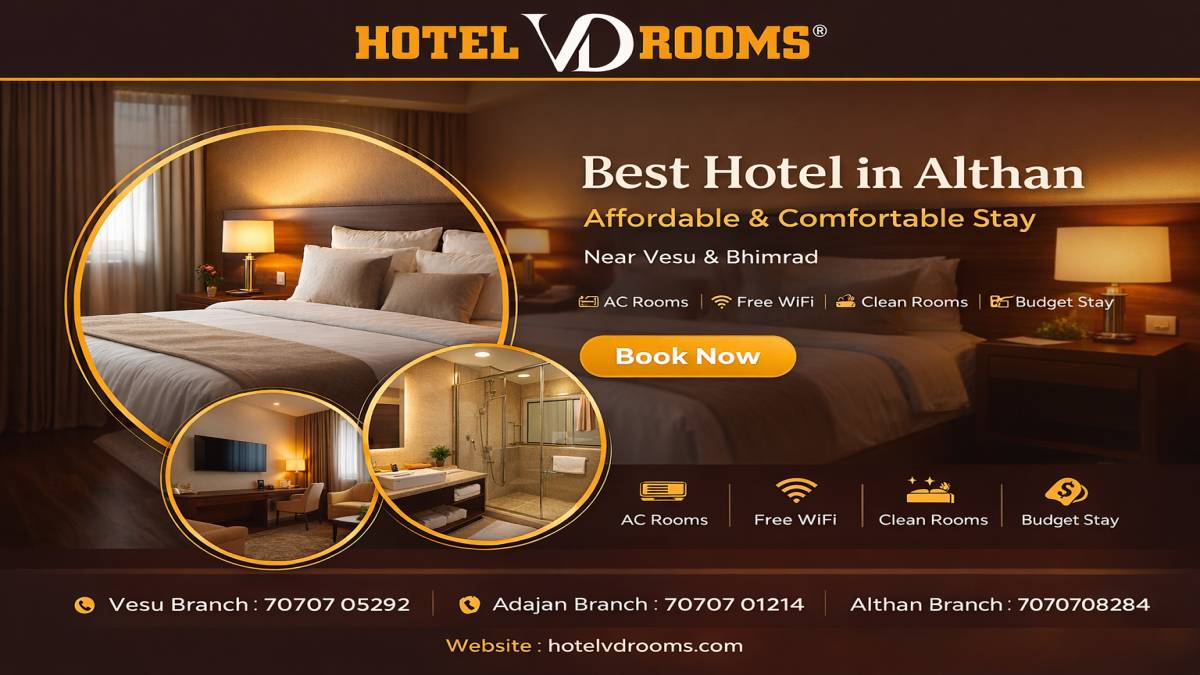 Best Hotel in Althan for Couples and Travelers