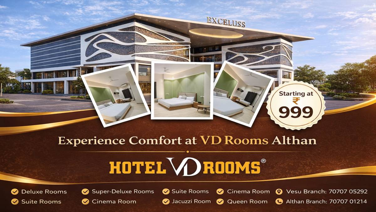 Why Choose VD Rooms Althan at 999 for Your Stay
