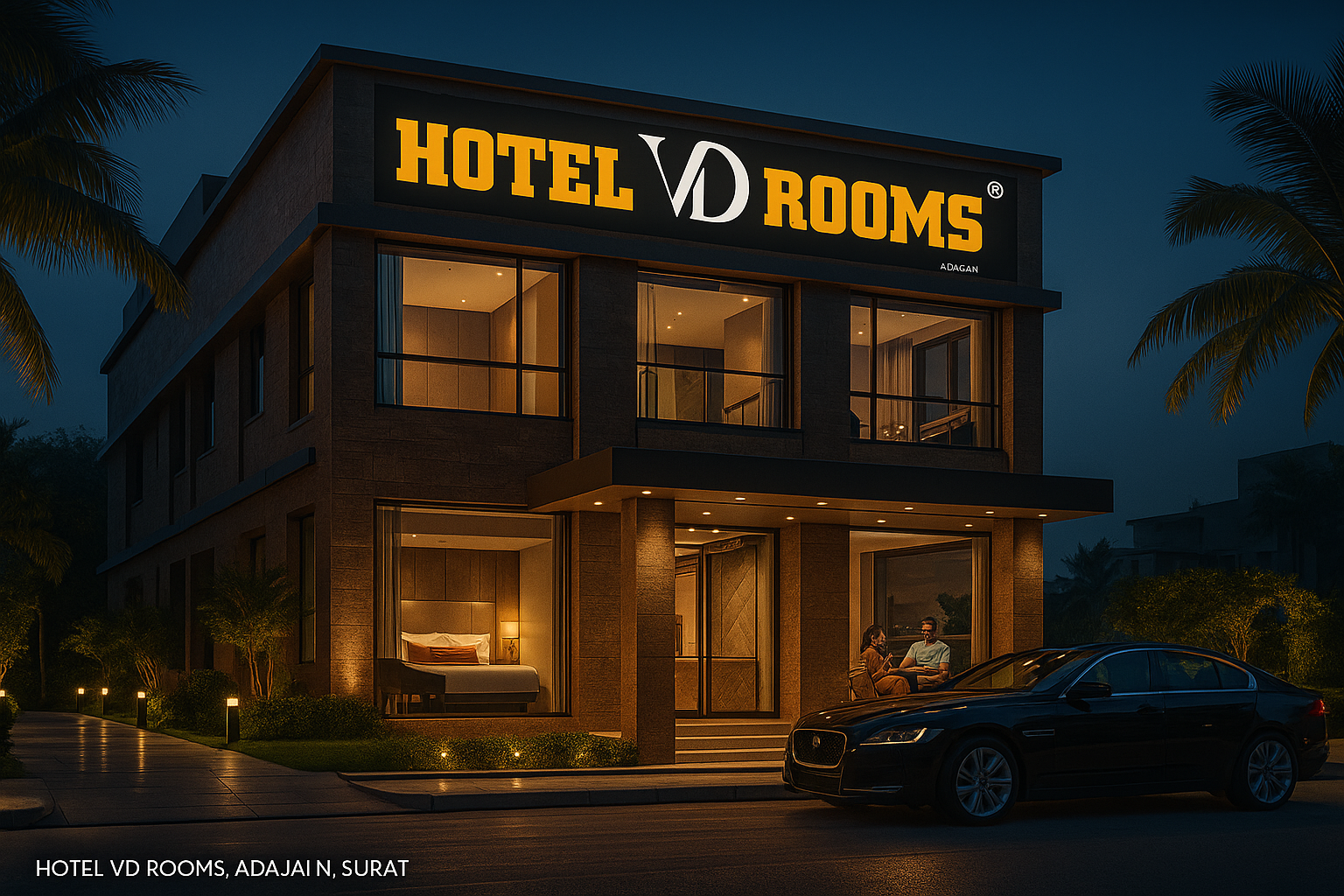 What Guests Are Saying About Hotel VD Rooms Adajan