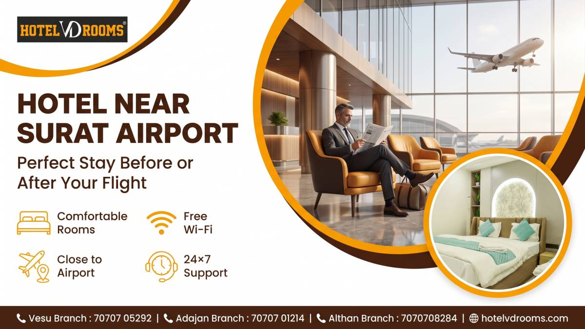 Hotel Near Surat Airport with Comfortable and Modern Rooms