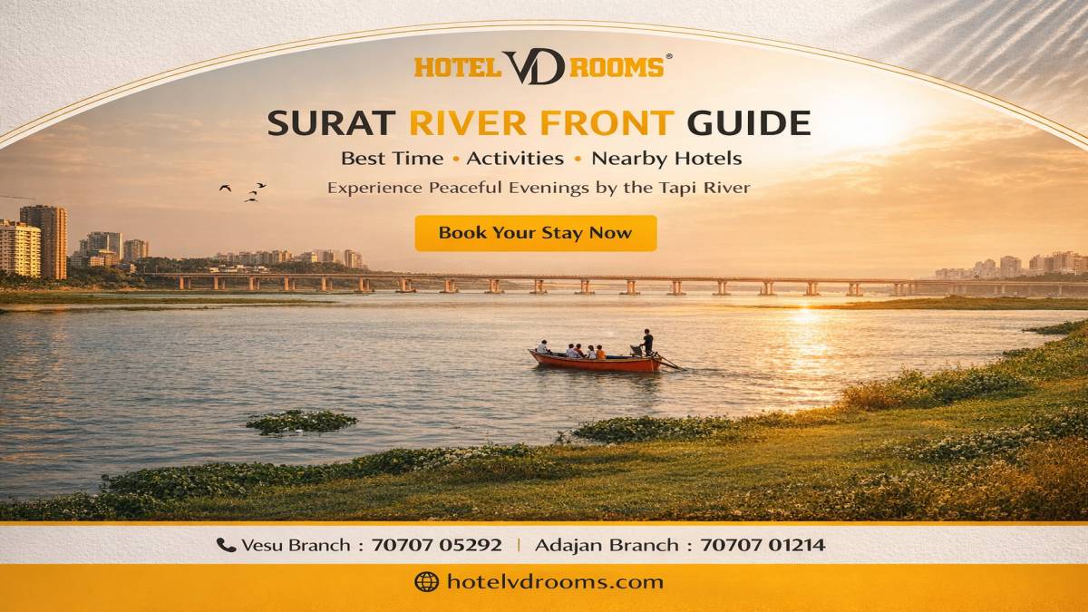 Surat River Front Guide: Best Time to Visit, Activities & Nearby Hotels – How to Reach Surat River Front Guide: Best Time to Visit, Activities & Nearby Hotels – How to Reach