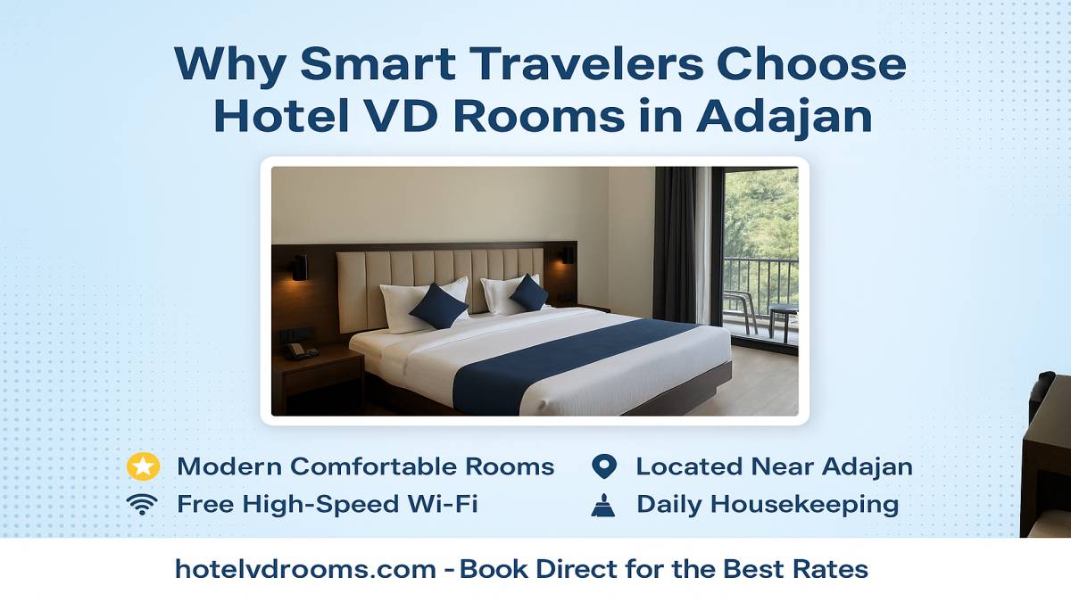 Why Travelers Searching for Hotels in Adajan Choose Hotel VD Rooms Instead
