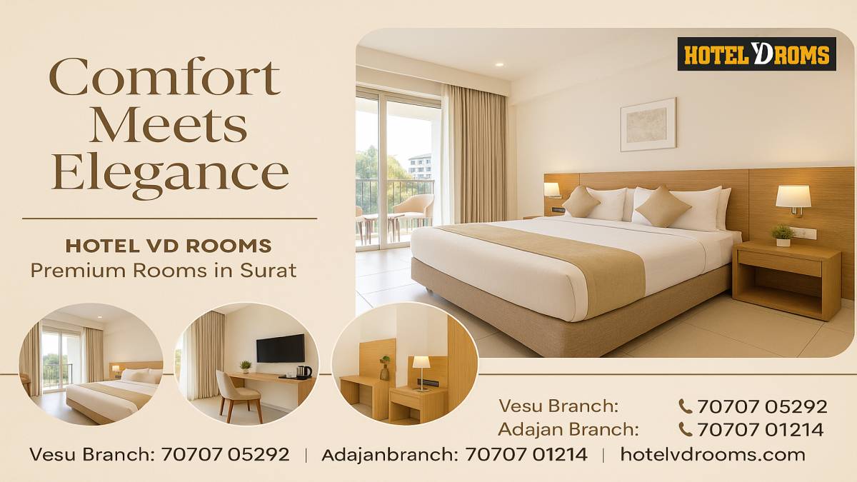 What Makes VD Rooms the Best Hotel in Surat India Compared to Others