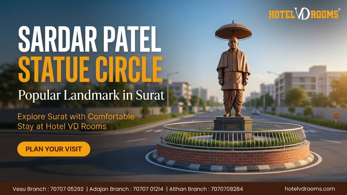 Sardar Patel Statue Circle: One of Surat’s Most Recognized Landmarks Sardar Patel Statue Circle: One of Surat’s Most Recognized Landmarks