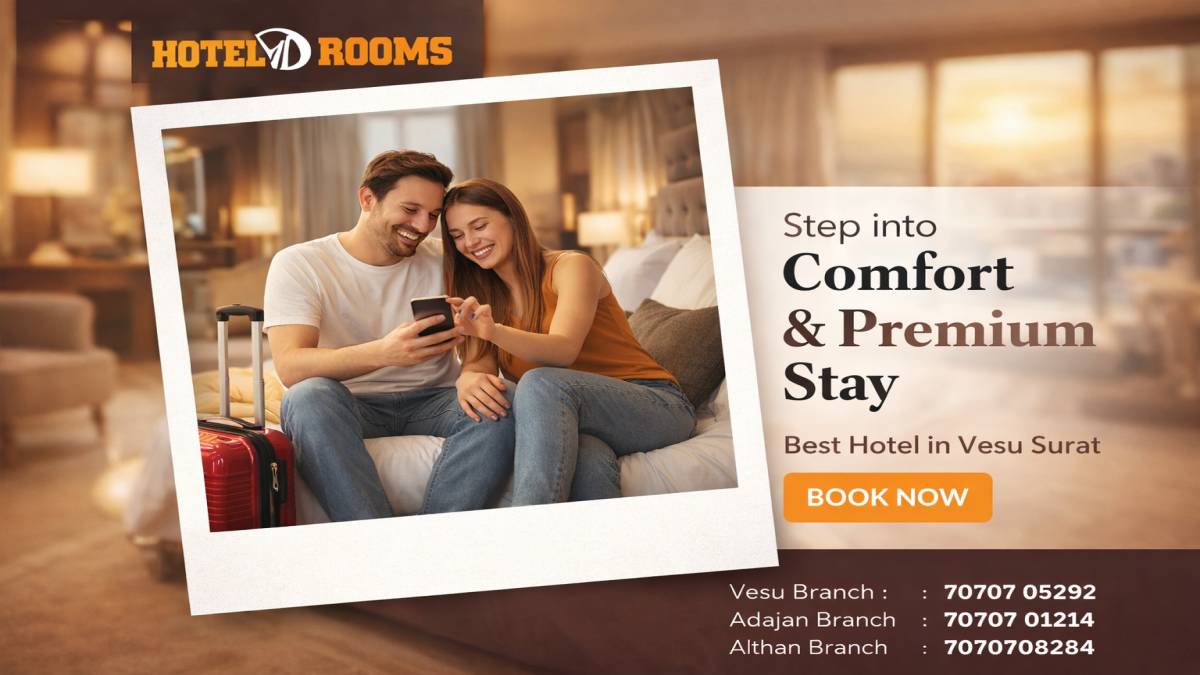 Best Hotel in Vesu Surat: Experience Comfort at Hotel VD Rooms