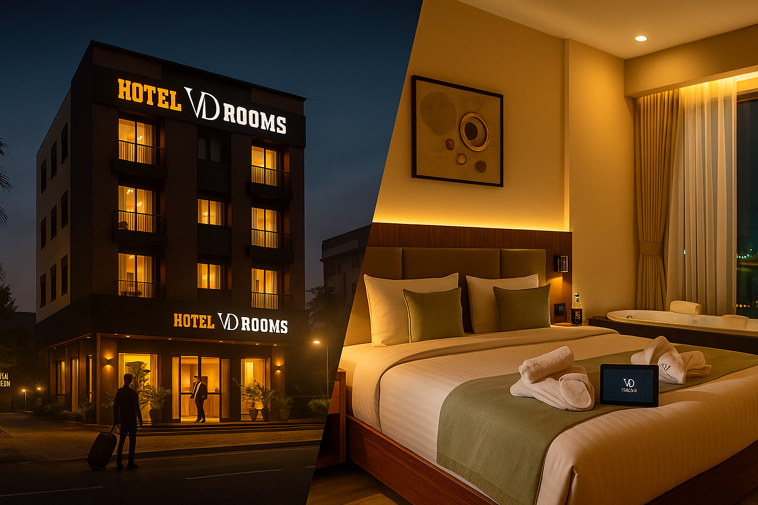 What to Expect from 3-Star Hotel Rooms in Surat: A Comfortable Stay at Hotel VD Rooms