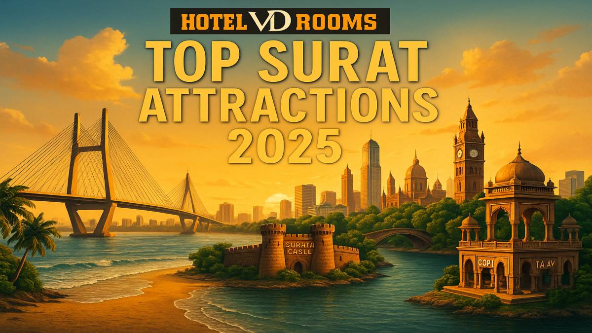 🏙️ Top Surat Attractions You Can’t Miss in 2025 – Stay Smart at Hotel VD Rooms