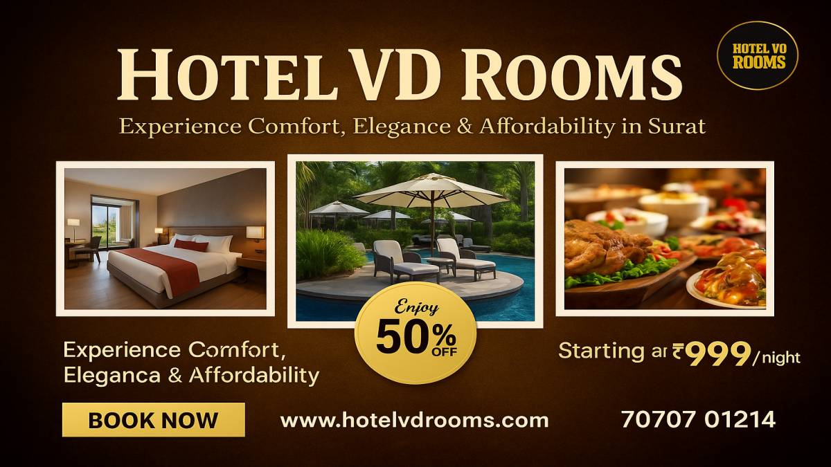 Why Hotel VD Rooms Is the Perfect Choice When You Search for Luxurious Rooms Near Me in Surat