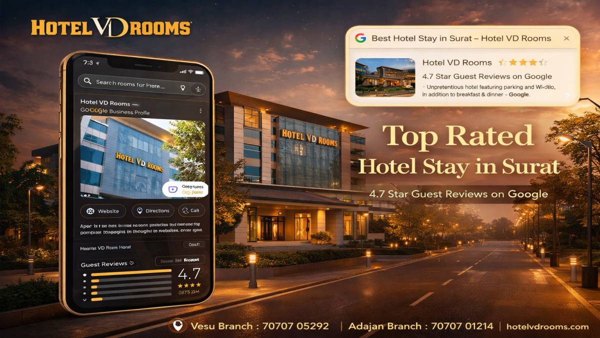 Searching Hotel Day Night Stay Surat? Discover Comfortable Stays at Hotel VD Rooms