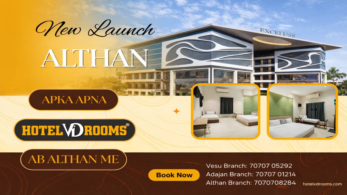 VD Rooms Althan Surat: Comfortable Budget Stay Near Althan Area