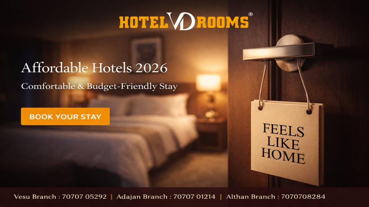 Affordable Hotels 2026: Budget-Friendly & Comfortable Stay at Hotel VD Rooms