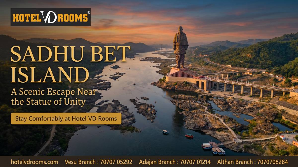 Sadhu Bet Island Guide: Explore the Beauty of Sadhu Bet Island with Comfortable Stay at Hotel VD Rooms