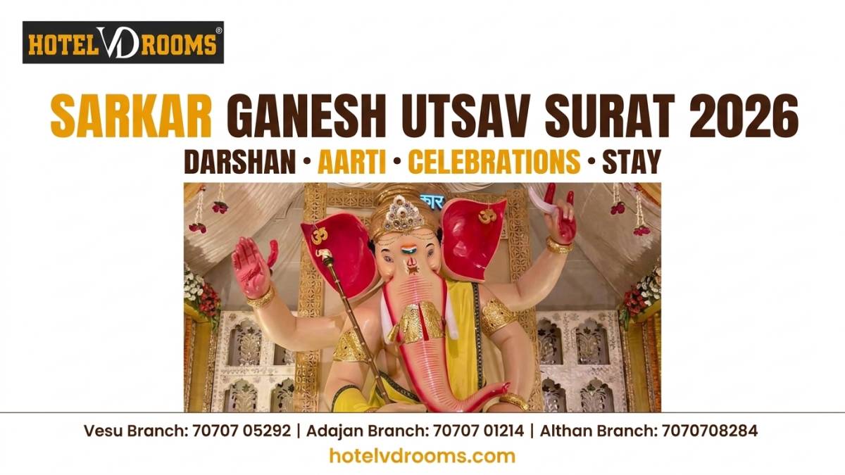 Sarkar Ganesh Utsav Surat 2026: Complete Guide to Darshan, Aarti, Celebrations & Best Places to Stay