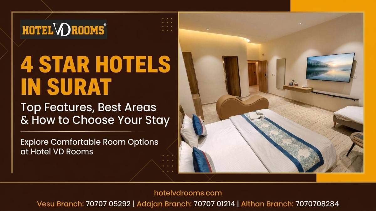4 Star Hotels in Surat: Top Features, Best Areas & How to Choose the Right Stay